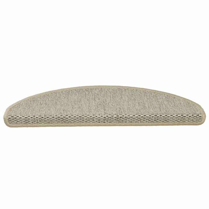 selvklæbende trappemåtter 30 stk. 65x21x4cm sisal-look lysegrøn