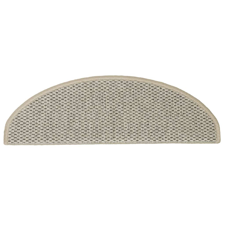 selvklæbende trappemåtter 30 stk. 65x21x4cm sisal-look lysegrøn