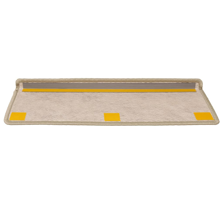 selvklæbende trappemåtter 30 stk. 65x21x4 cm sisal-look grøn