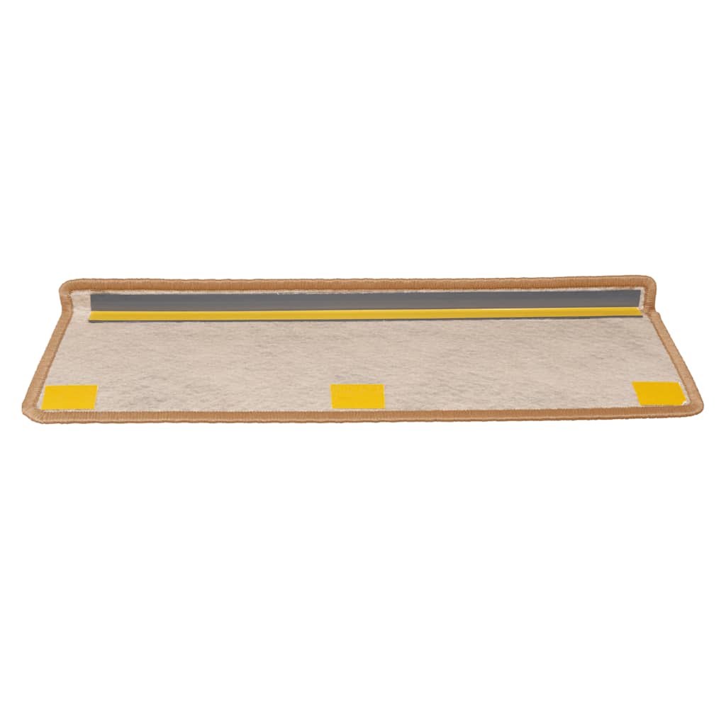 selvklæbende trappemåtter 30 stk. 65x21x4 cm sisal-look orange