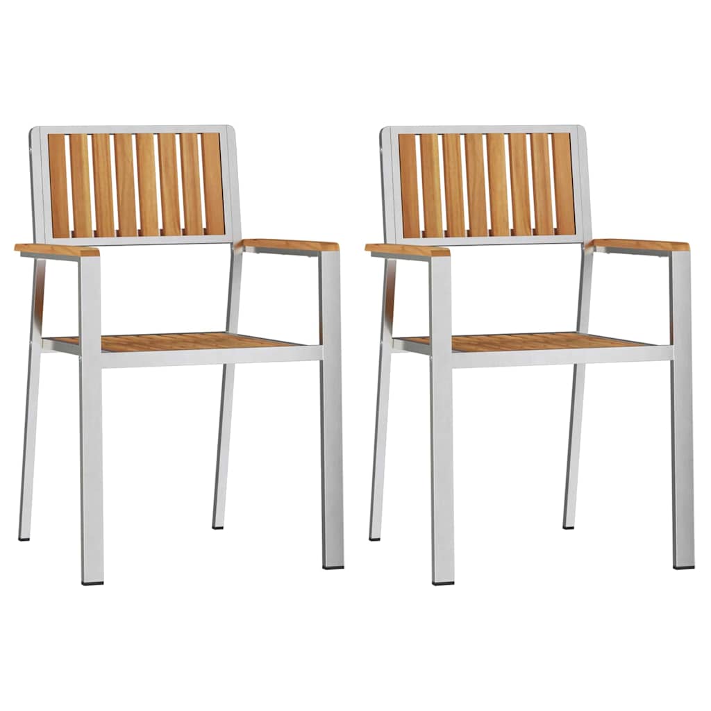 Have Spisebordssæt 3 pcs Brun Massivt teaktræ