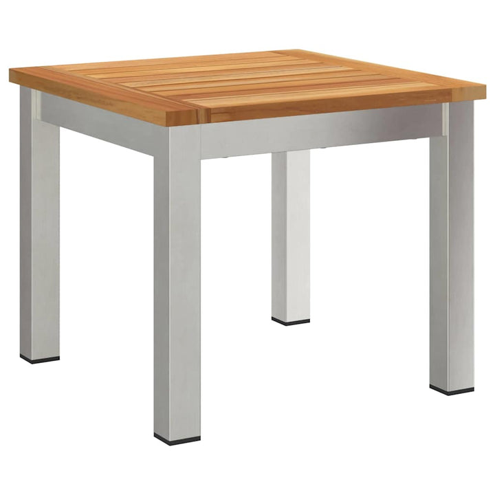 Solsenge 2 stk med bord 2-person 3 pcs Brun Massiv akacietræ
