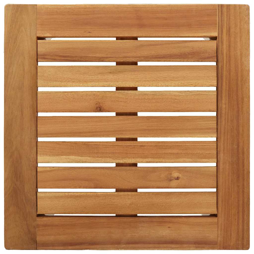 Solsenge 2 stk med bord 2-person 3 pcs Brun Massiv akacietræ