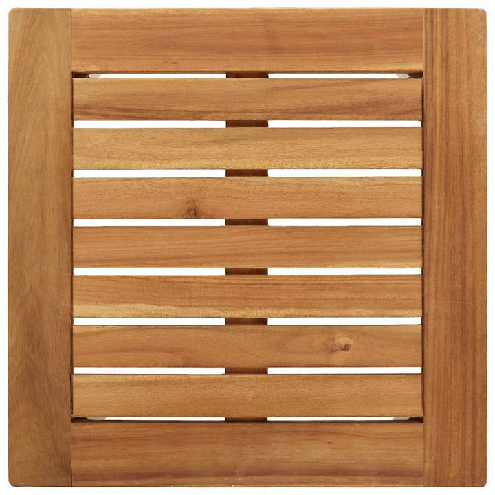 Solsenge 2 stk med bord 2-person 3 pcs Brun Massiv akacietræ
