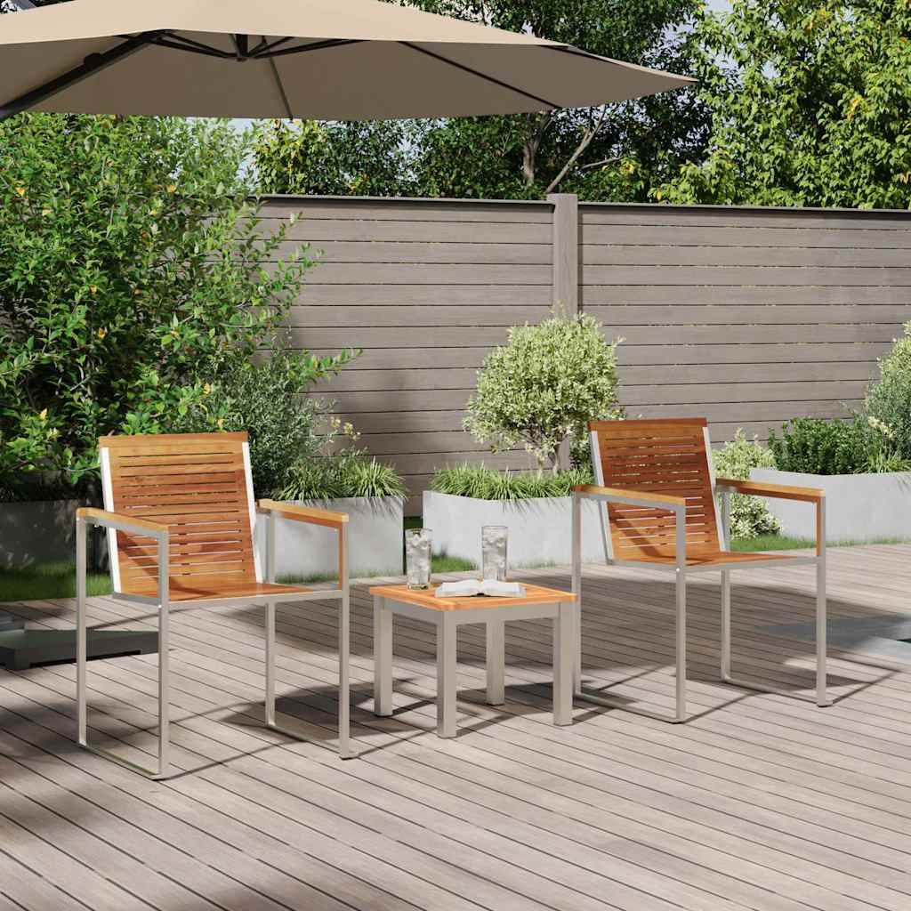 Solseng 3-person 3 pcs Brun 200x60x88cm MassivTeaktræ