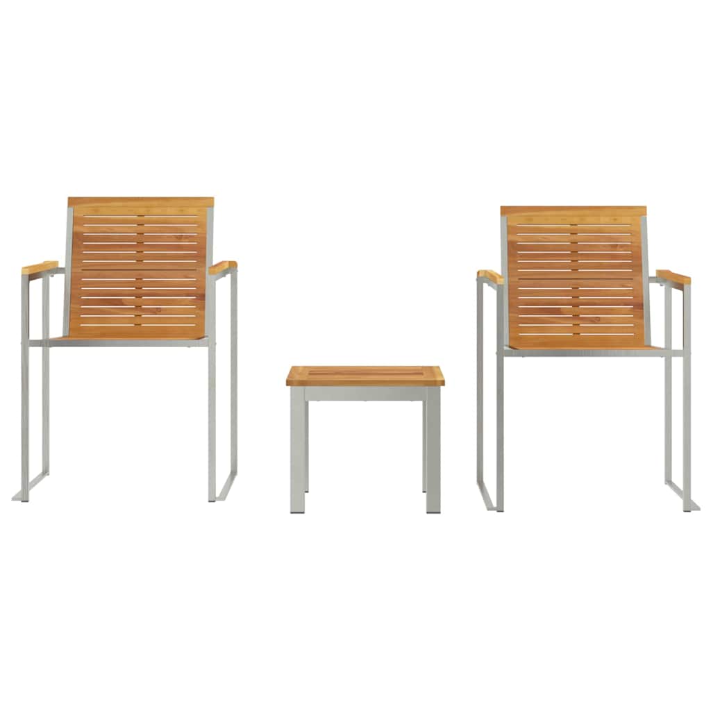 Solseng 3-person 3 pcs Brun 200x60x88cm MassivTeaktræ