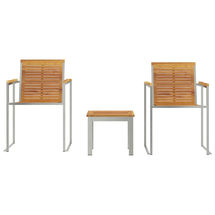 Solseng 3-person 3 pcs Brun 200x60x88cm MassivTeaktræ