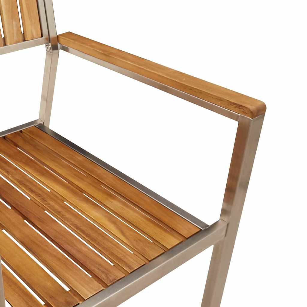 Have Stol 8 pcs Brun 56 x 54.5 x 87cm Massivt akacietræ