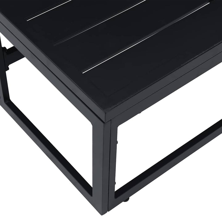 Udendørs Møbler Sort Aluminium
