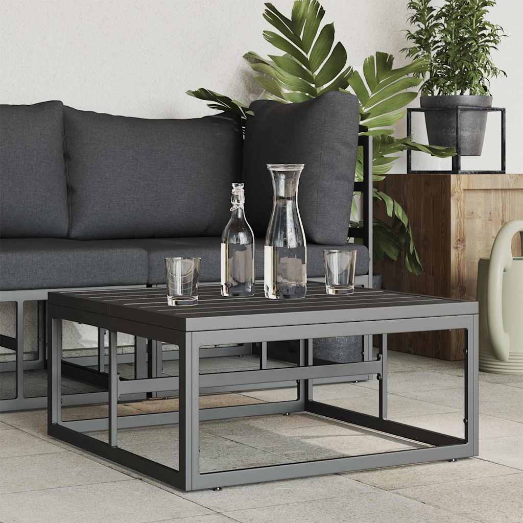 Udendørs Møbler Sort Aluminium