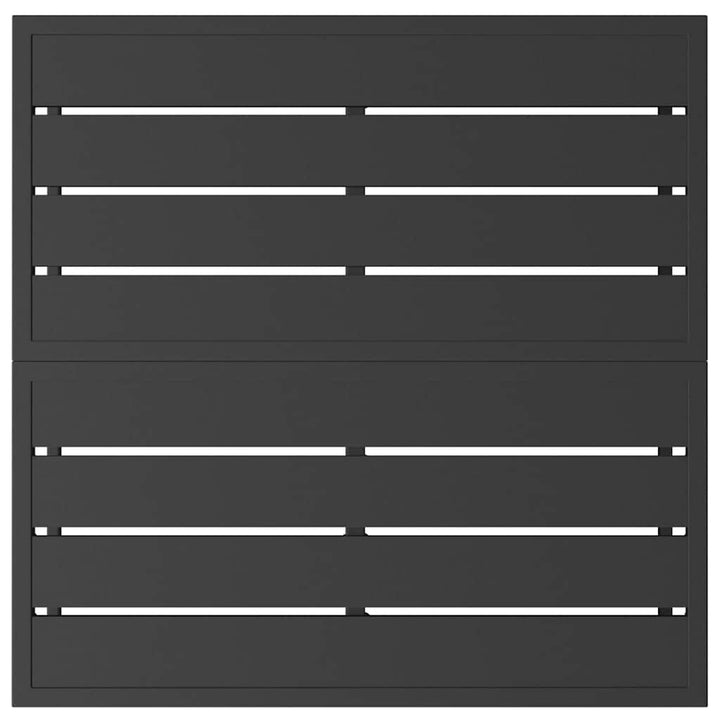 Udendørs Møbler Sort Aluminium