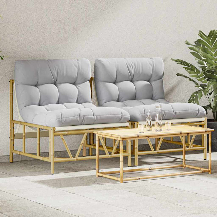 Have Stol 2 pcs Lysegrå 75 x 75 x 71 cm Stål