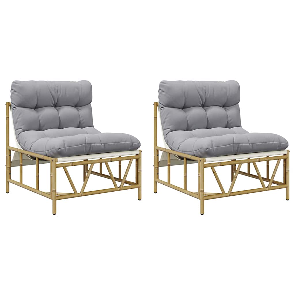 Have Stol 2 pcs Lysegrå 75 x 75 x 71 cm Stål