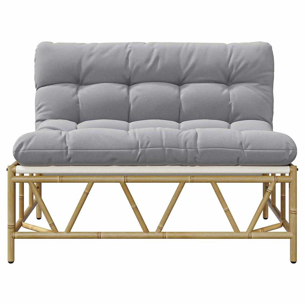 Havebænk Lysegrå 110 x 75 x 71 cm Stål