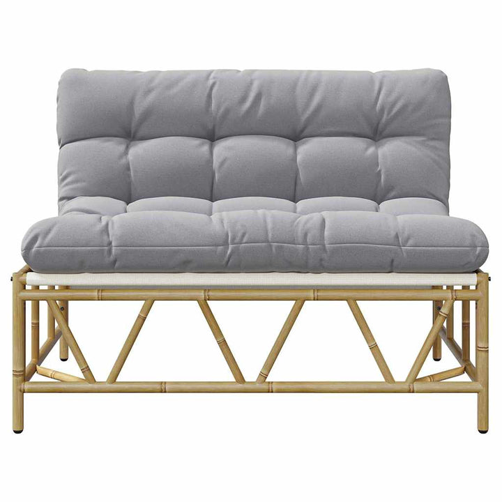 Havebænk Lysegrå 110 x 75 x 71 cm Stål