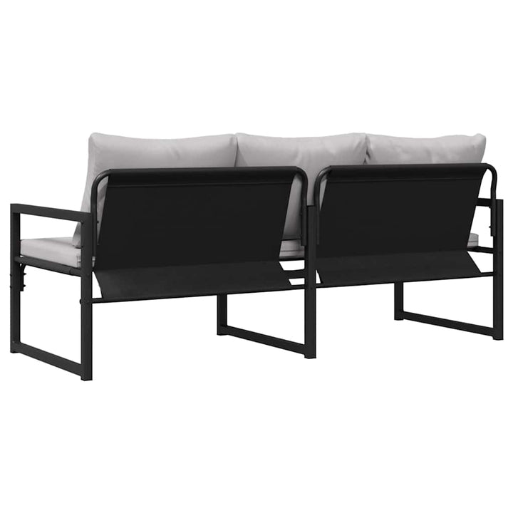 Havemøbler med pude Andet Sort 180 x 72.5 x 71 cm Stål