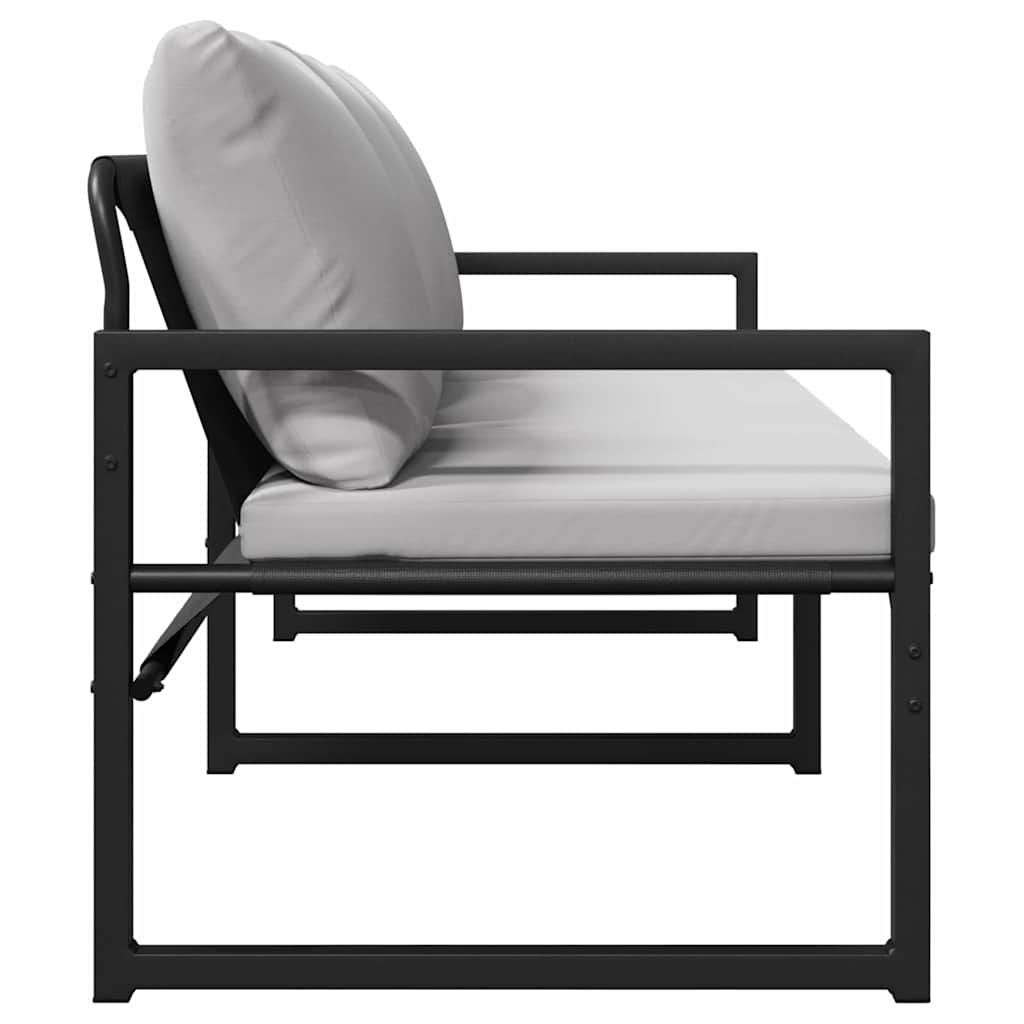 Havemøbler med pude Andet Sort 180 x 72.5 x 71 cm Stål
