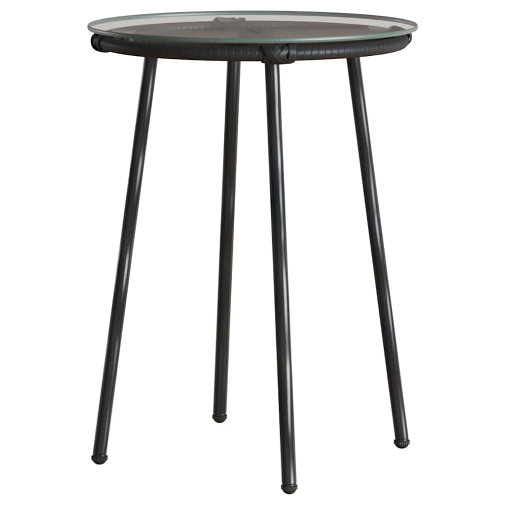Have Spisebordssæt 3 pcs Brun og Creme Poly rattan, stål