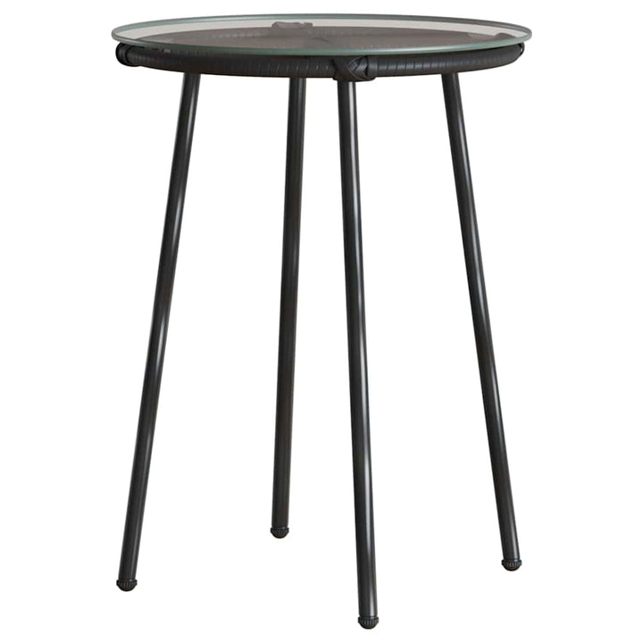 Have Spisebordssæt 3 pcs Brun og Creme Poly rattan, stål