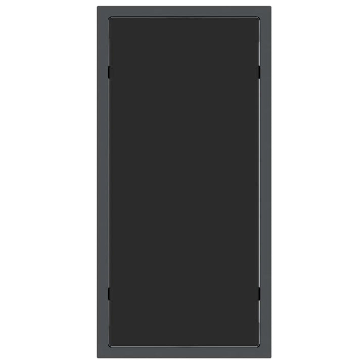 Solsenge med bord 3 pcs Sort og antracit 197 x 54 x 86 cm
