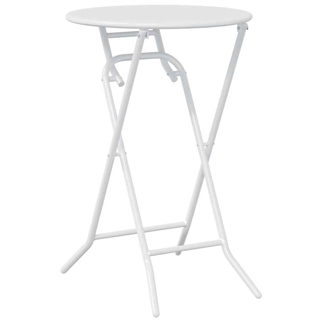 Bistrosæt 3 pcs Hvid Stål