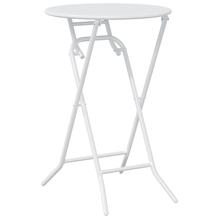 Bistrosæt 3 pcs Hvid Stål