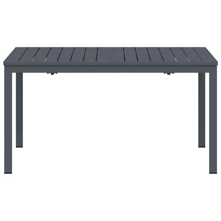 Extension Table Antracit 180 x 80 x 76 cm Stål