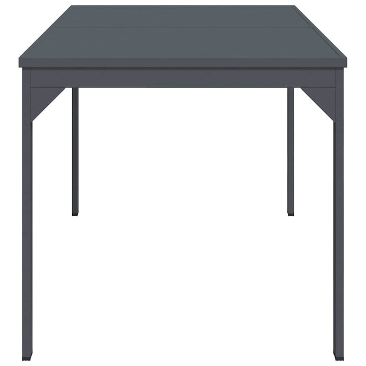 Extension Table Antracit 180 x 80 x 76 cm Stål