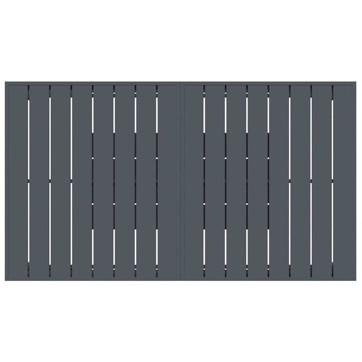 Extension Table Antracit 180 x 80 x 76 cm Stål