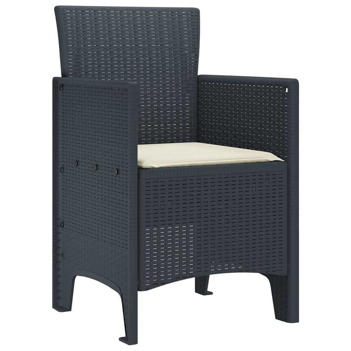 Have Stol 4 pcs Antracit 53 x 49 x 85 cm PP