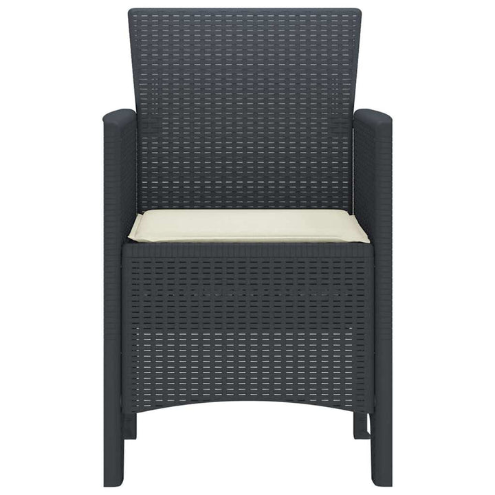Have Stol 4 pcs Antracit 53 x 49 x 85 cm PP