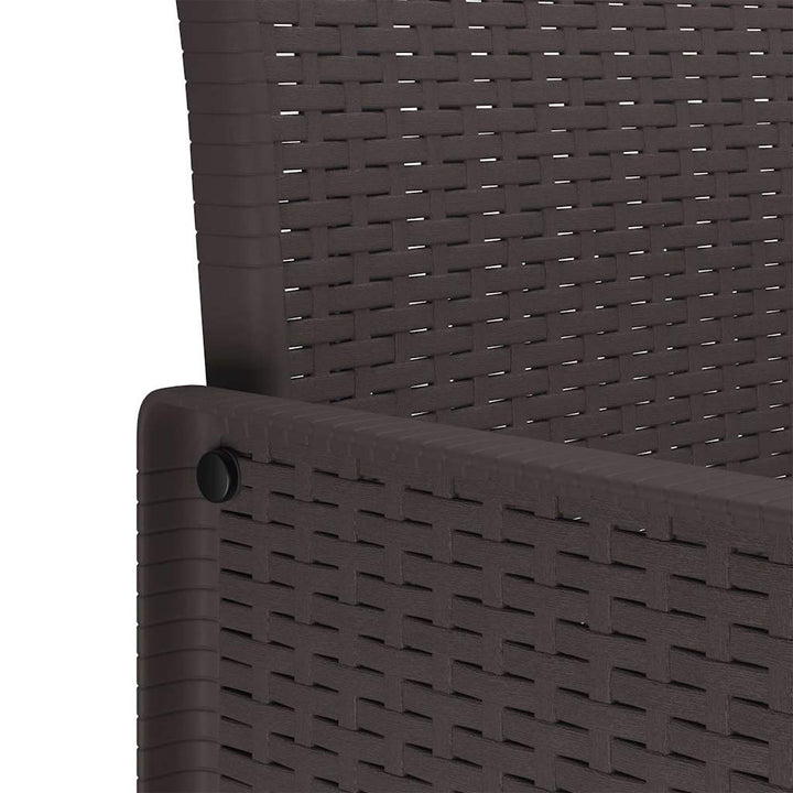 Have Stol 4 pcs Brun 53 x 49 x 85 cm PP