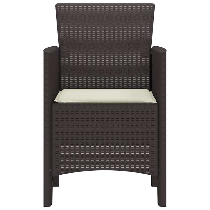 Have Stol 4 pcs Brun 53 x 49 x 85 cm PP