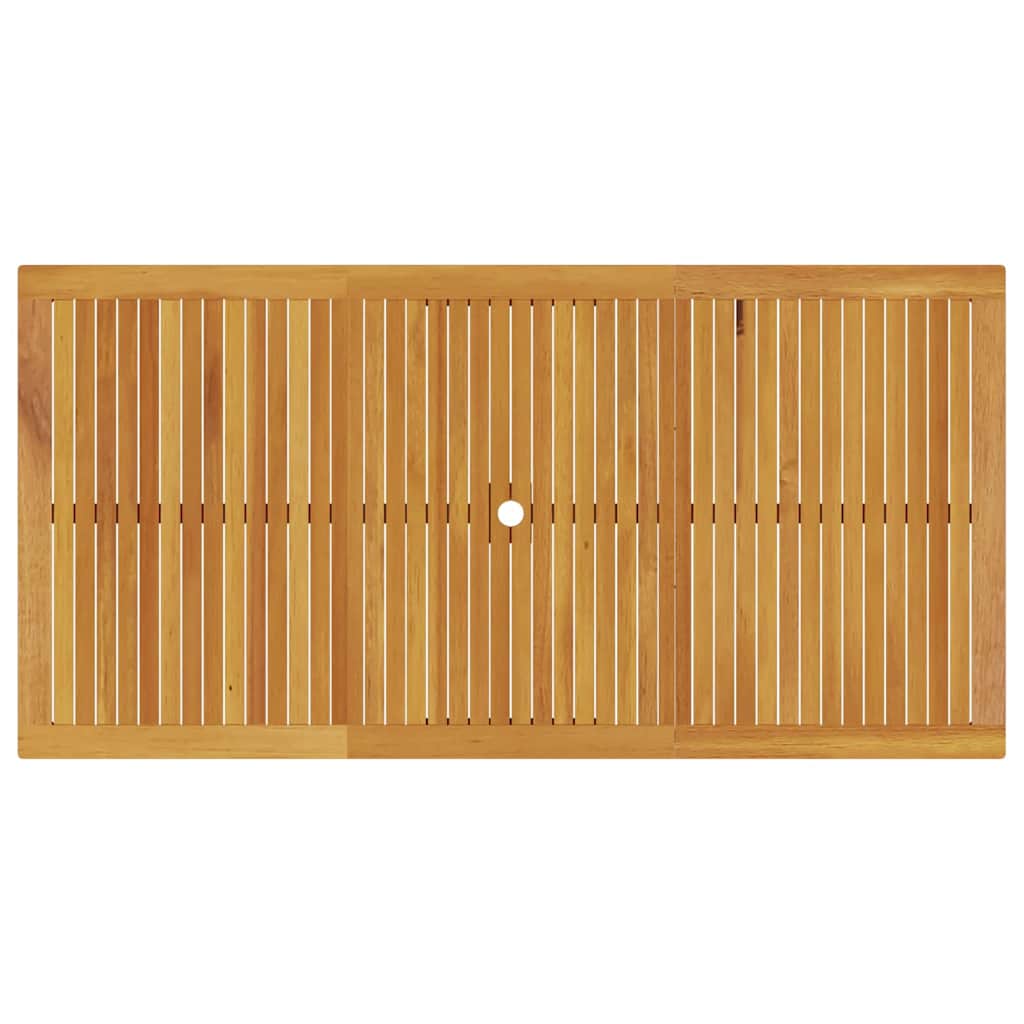 Have Spisebordssæt 9 pcs Brun Massivt akacietræ