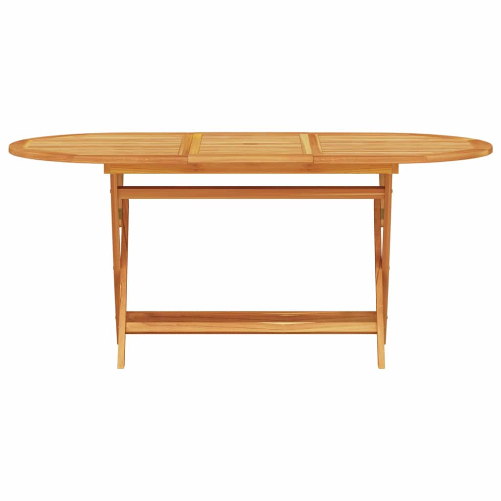 Have Spisebordssæt 9 pcs Brun Massivt akacietræ