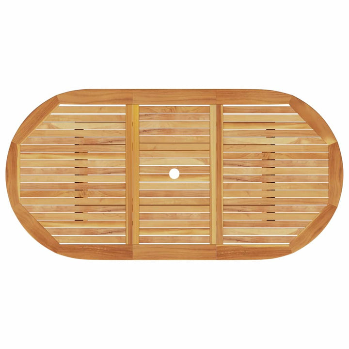 Have Spisebordssæt 9 pcs Brun Massivt akacietræ