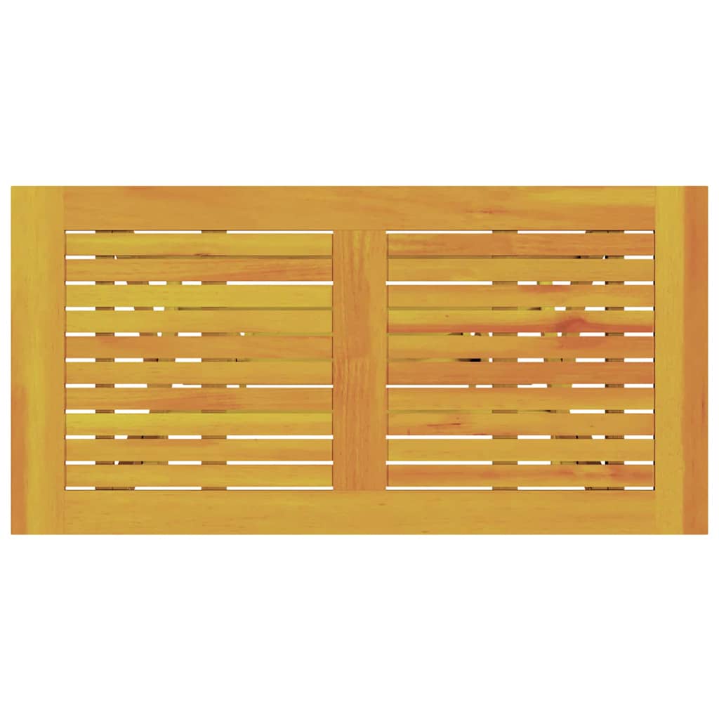 Have Spisebordssæt med pude 5 pcs Brun Massivt akacietræ