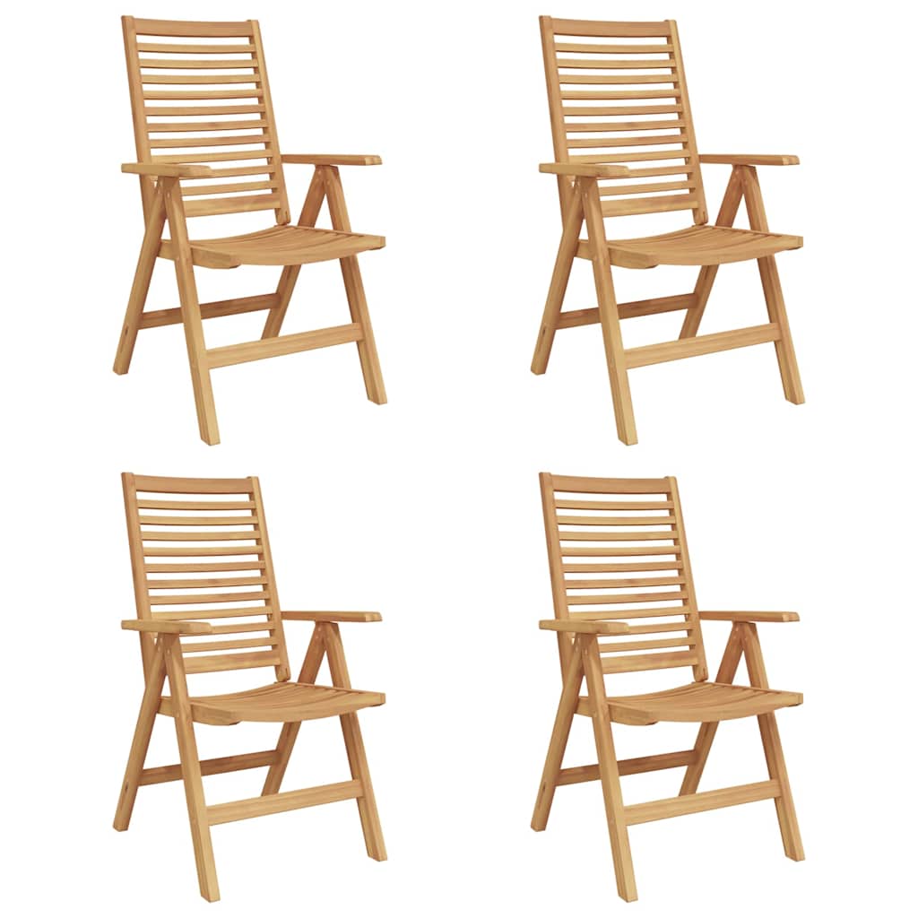 Have Stol 4 pcs Brun 52 x 64.5 x 108 cm Massivt teaktræ