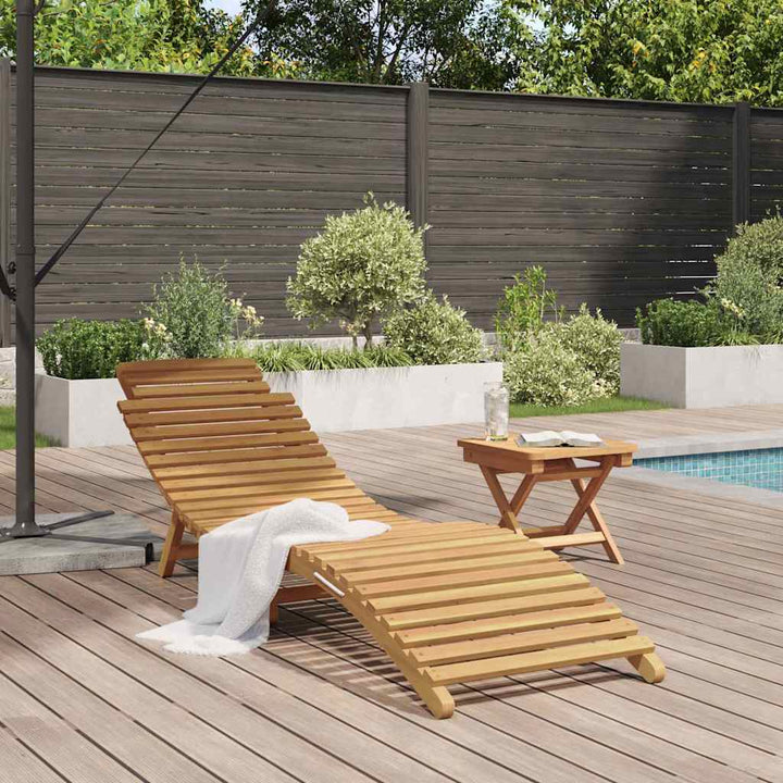 Solstol Brun 184 x 55 x 59 cm Massiv Teaktræ
