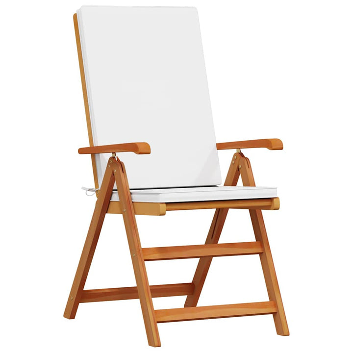 Have Stol med pude 4 pcs Brun 57 x 71.5 x 104cm Massivt teaktræ