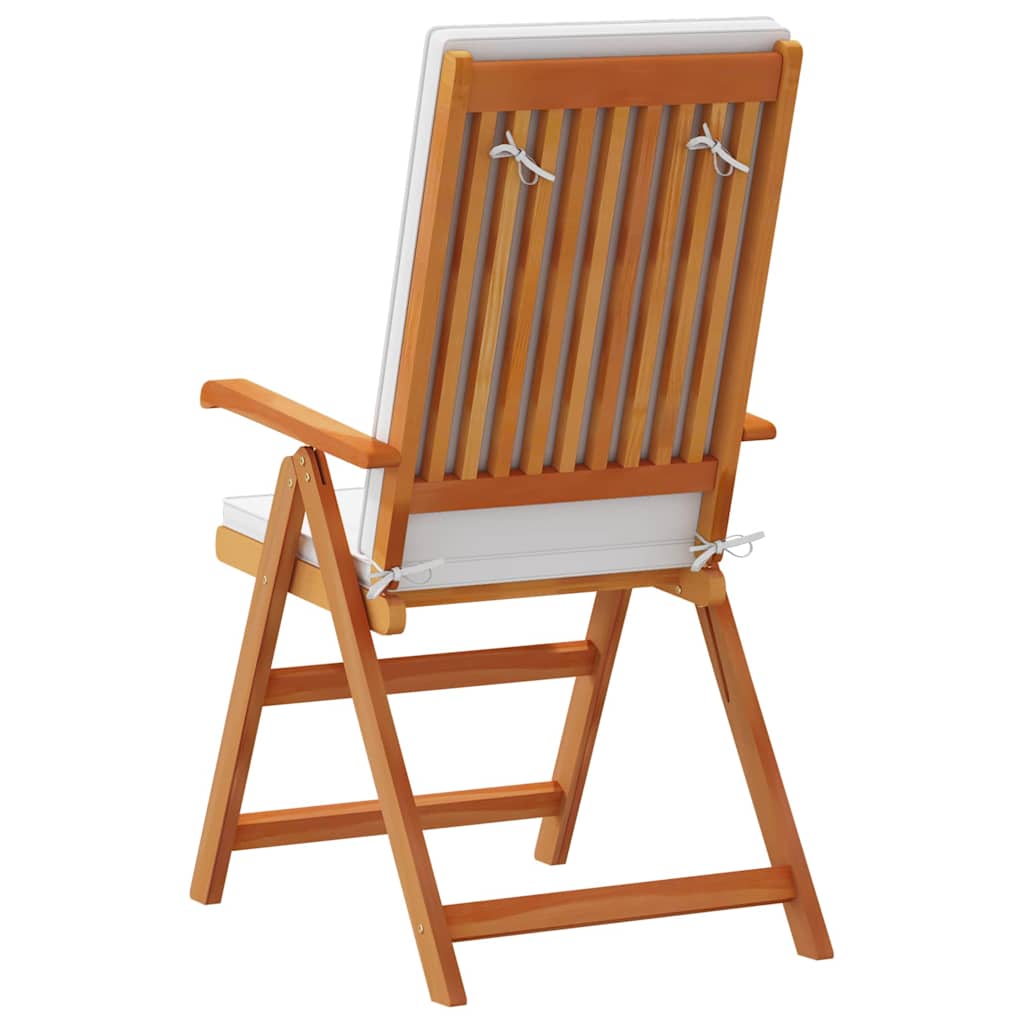 Have Stol med pude 4 pcs Brun 57 x 71.5 x 104cm Massivt teaktræ