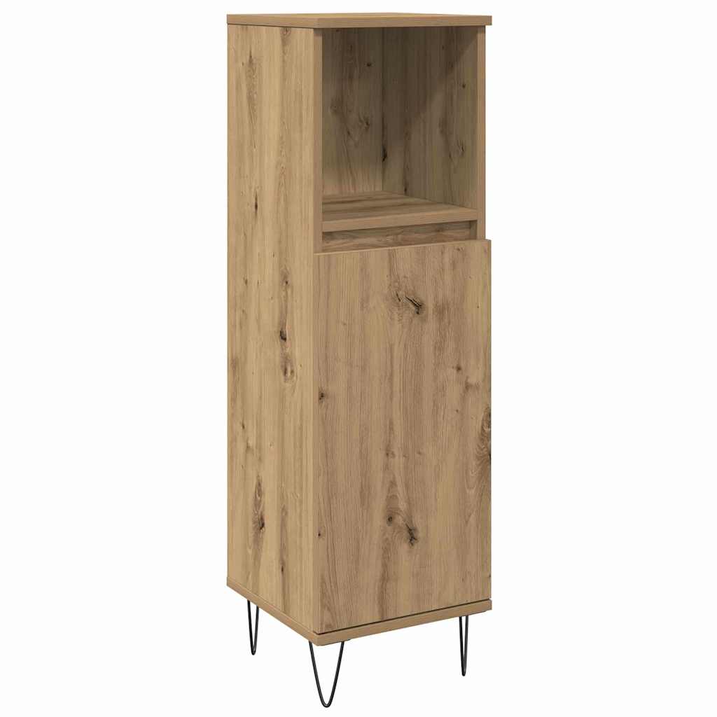 Badeværelsesmøbel Sæt 3 pcs Artisan Egetræ 30 x 30 x 180 cm