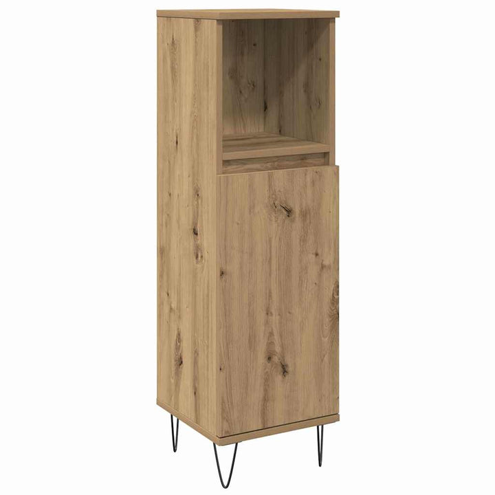Badeværelsesmøbel Sæt 3 pcs Artisan Egetræ 30 x 30 x 180 cm