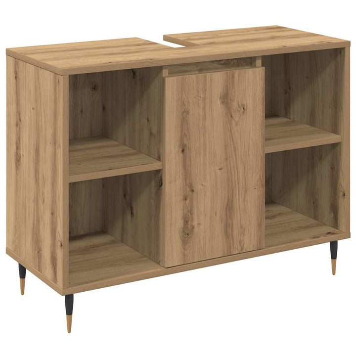 Møbel Sæt til Badeværelse 3 pcs Artisan Egetræ 30 x 30 x 180 cm