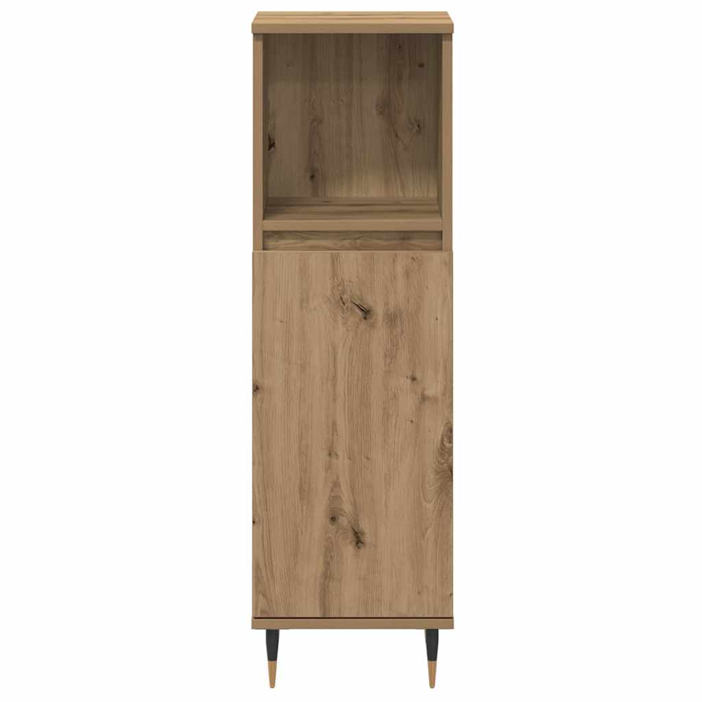 Møbel Sæt til Badeværelse 3 pcs Artisan Egetræ 30 x 30 x 180 cm