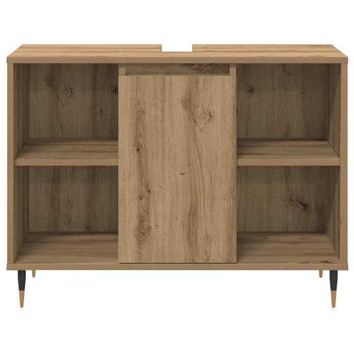 Møbel Sæt til Badeværelse 3 pcs Artisan Egetræ 30 x 30 x 180 cm