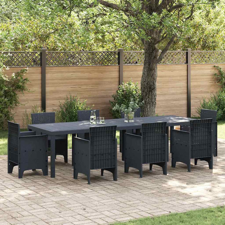 Havemøbel Bord Antracit 300 x 100 x 73 cm polyrattan