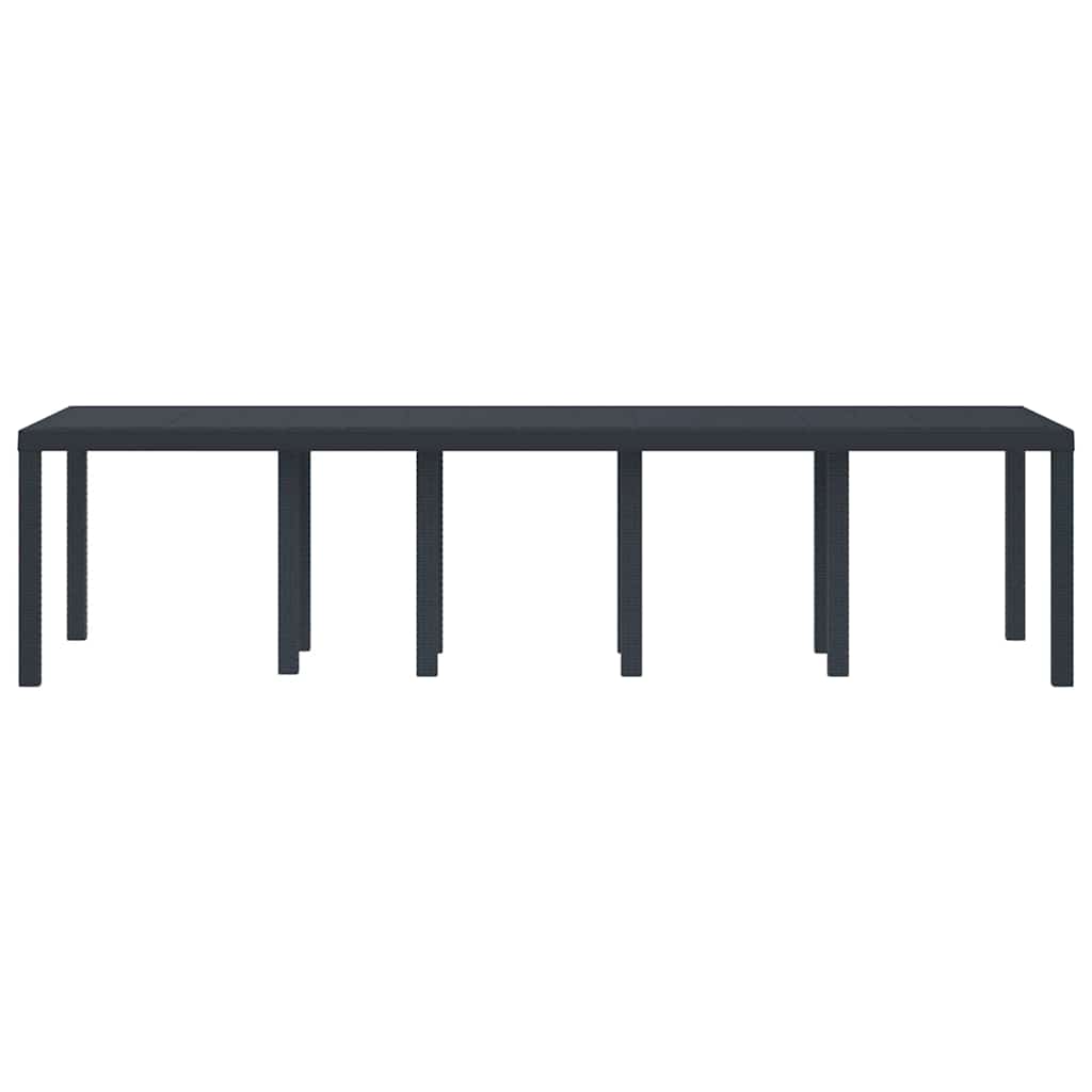 Havemøbel Bord Antracit 300 x 100 x 73 cm polyrattan