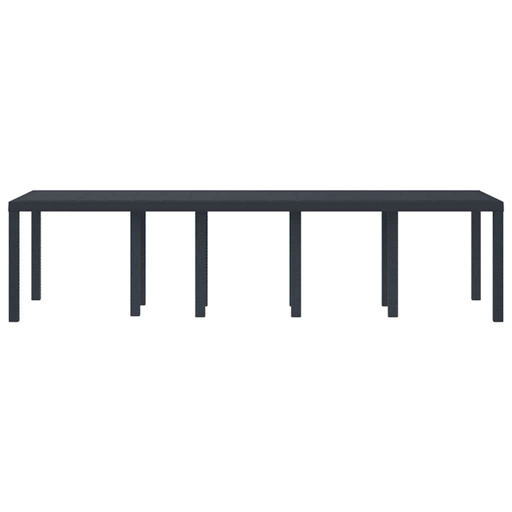 Havemøbel Bord Antracit 300 x 100 x 73 cm polyrattan