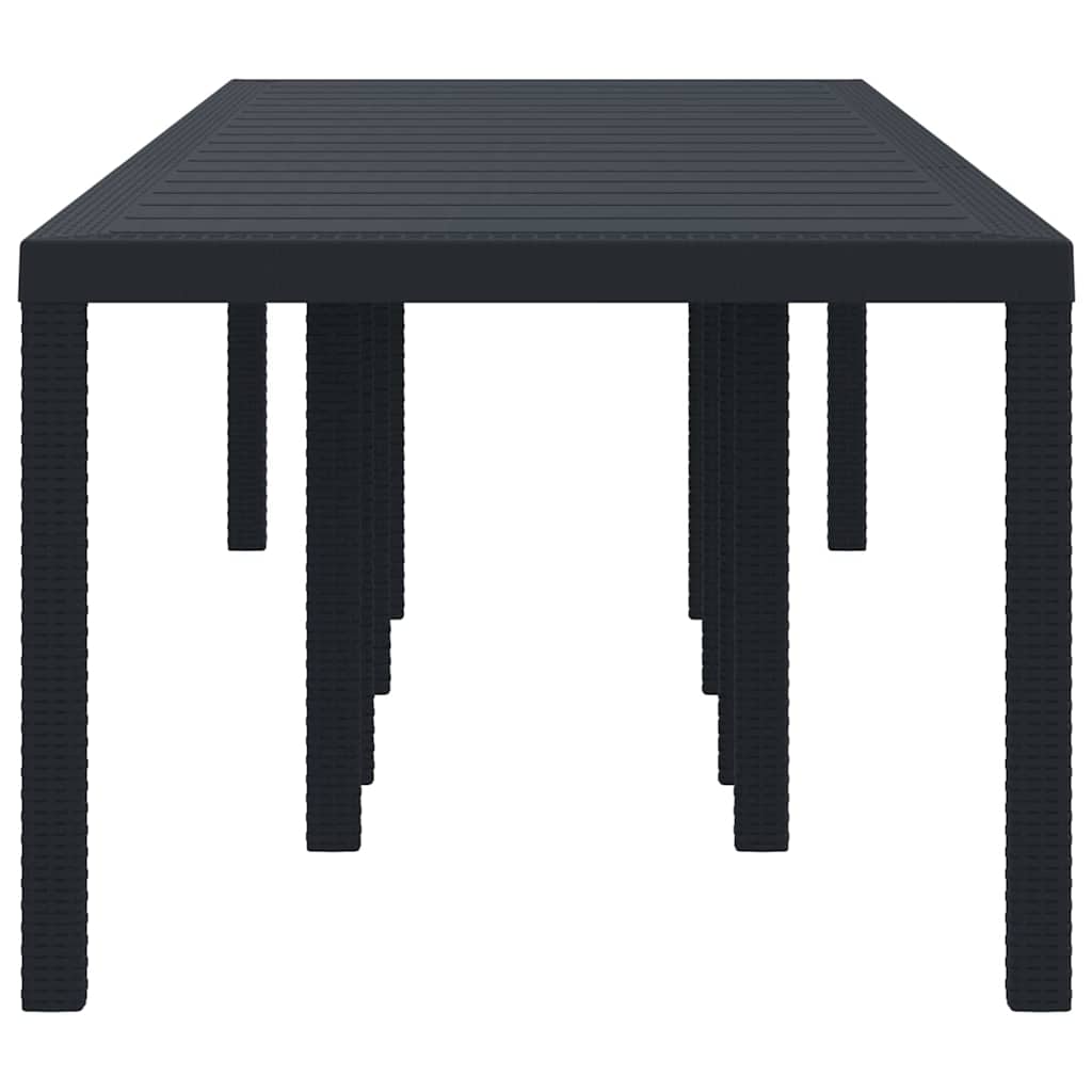Havemøbel Bord Antracit 300 x 100 x 73 cm polyrattan